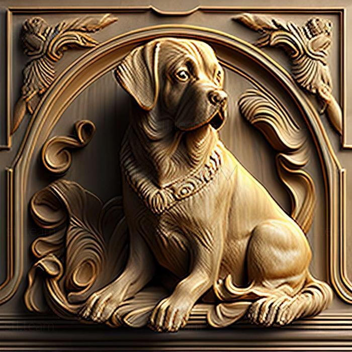 3D model Russian salon dog (STL)